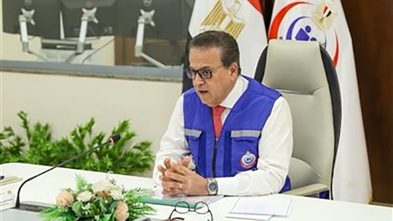 وزير الصحة فى لمنيا لتفقد عدداً من المنشآت الصحية ومتابعة سير العمل ميدانيًا