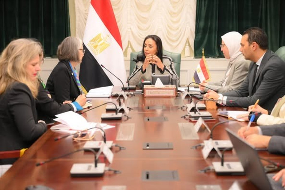 وزيرة التضامن تلتقي رئيسة الاتحاد الدولي لجمعيات الصليب الأحمر والهلال الأحمر