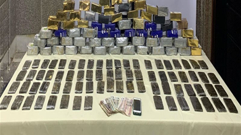 ضبط شحنة مخدرات بـ 4 ملايين جنيه في بنها.. والإطاحة بعنصرين إجراميين