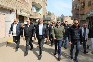 محافظ الجيزة يتفقد أعمال التطوير الجارية بعدد من المشروعات التنموية بـ”أبو النمرس”