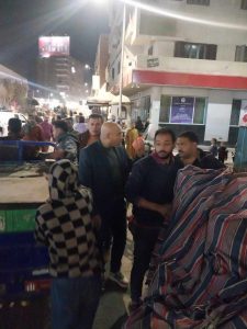 حملة مكبرة لرفع الإشغالات والتعديات على حرم الطريق في حي غرب أسيوط