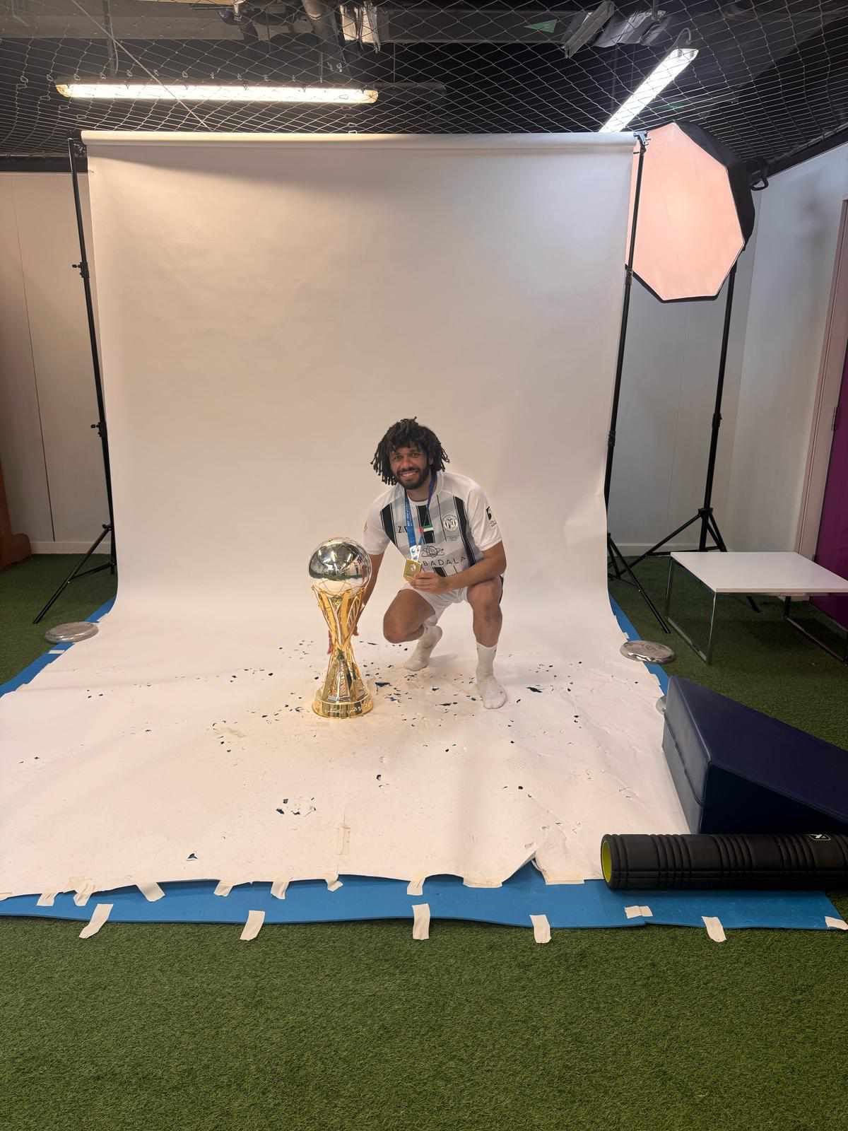 والد النني: فخور بأول بطولة لمحمد مع الجزيرة الإماراتي