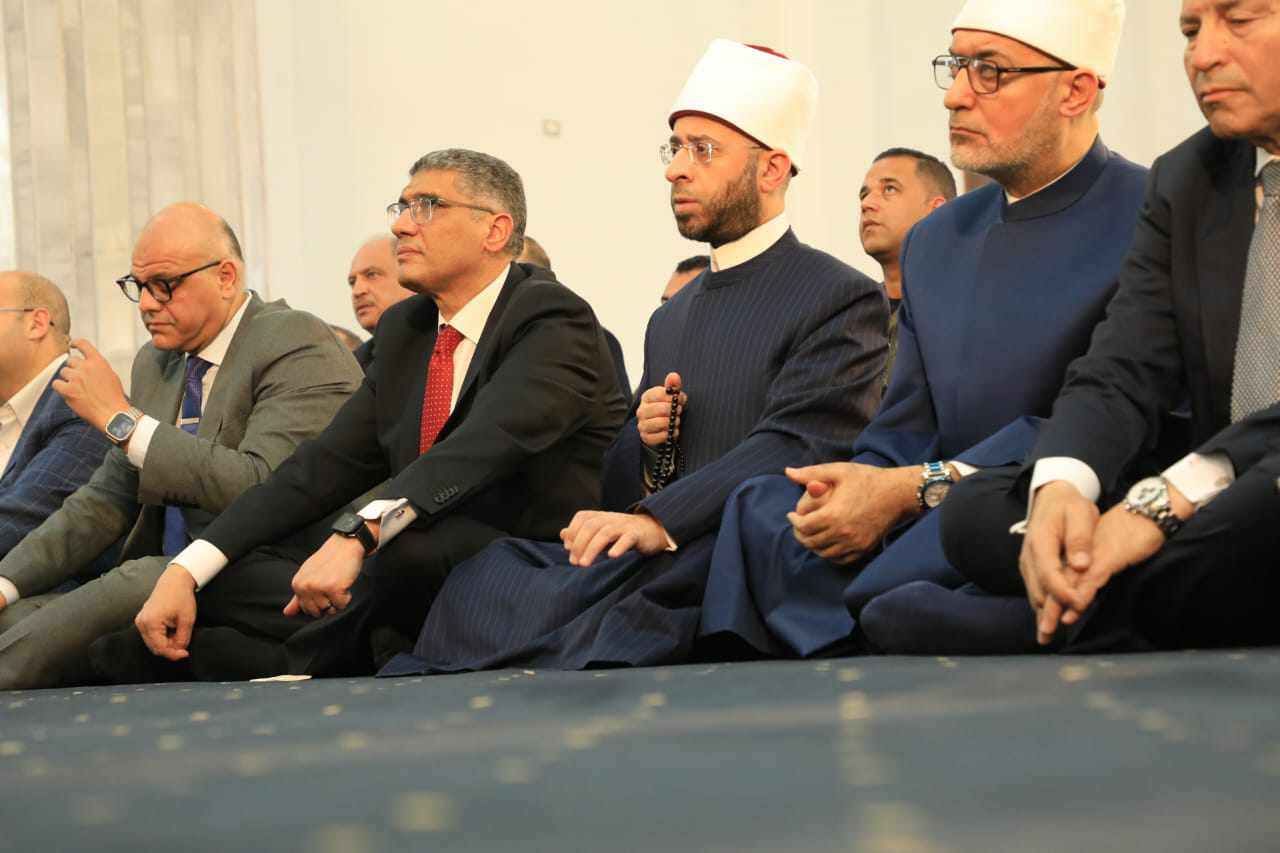 وزير الأوقاف ومحافظ الجيزة يفتتحان مسجد النور في قرية عرب أبو عريضة بالصف