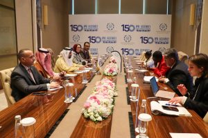 “اليماحي” يلتقي رئيسة الاتحاد البرلماني الدولي بطشقند