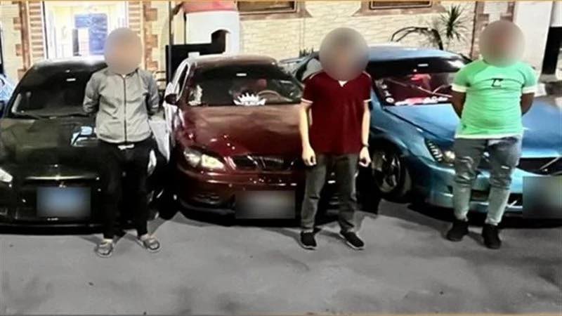 احتفال متهور بزفاف ينتهي بضبط 5 شباب بأسيوط بعد استعراضات خطرة بسياراتهم