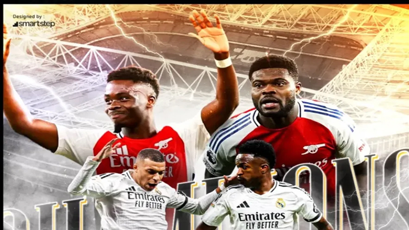 ريال مدريد يواجه أرسنال فى دوري أبطال أوروبا