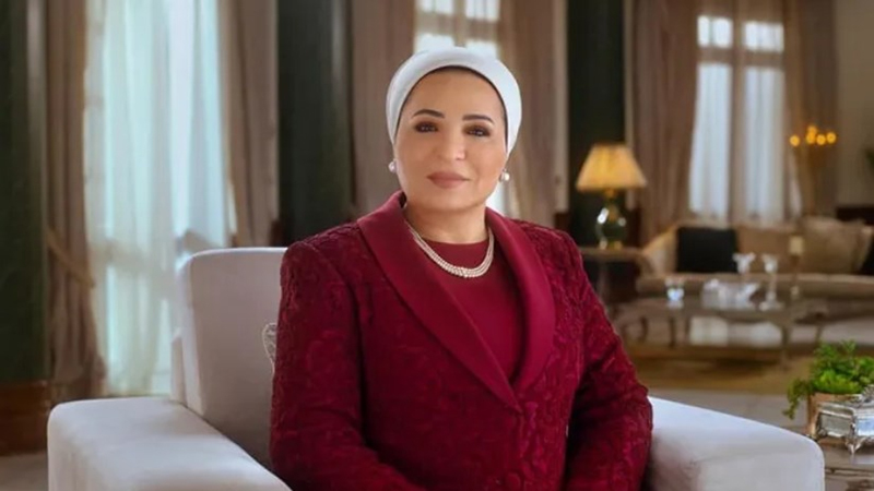 السيدة انتصار السيسي تهنئ الشعب المصري بمناسبة شم النسيم