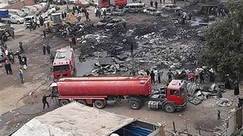 حريق مفاجئ في مخلفات مصنع “رويال فوم” بالسادات.. والحماية المدنية تتدخل دون خسائر بشرية