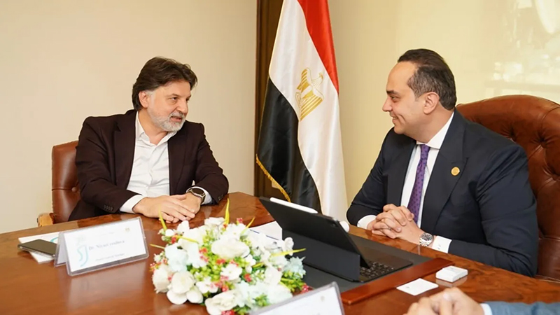 رئيس هيئة الرعاية الصحية يترأس اجتماعًا مع مجموعة مودست التركية المتخصصة