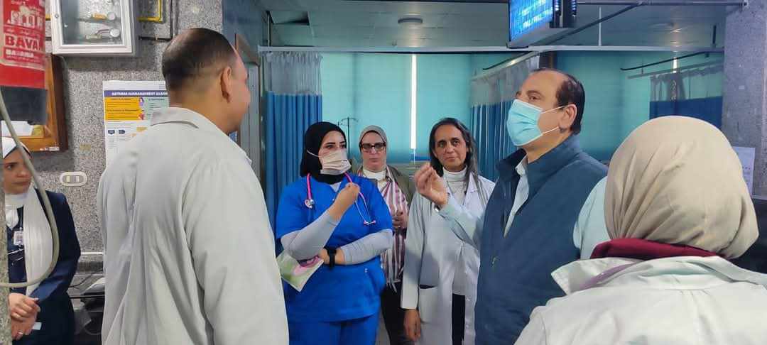 نائب وزير الصحة فى زيارة تفقدية لمستشفيات الإسكندرية