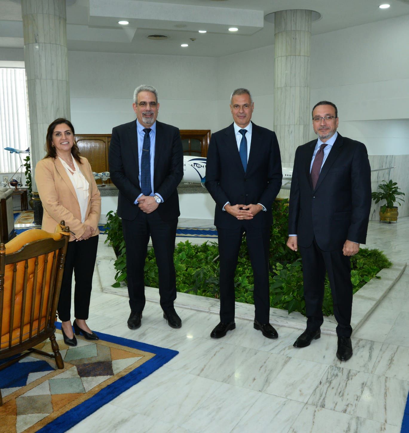 رئيس القابضة لمصرللطيران يبحث ونائب رئيس الإتحاد الدولى للنقل الجوى لأفريقيا والشرق الأوسط سبل تعزيز التعاون