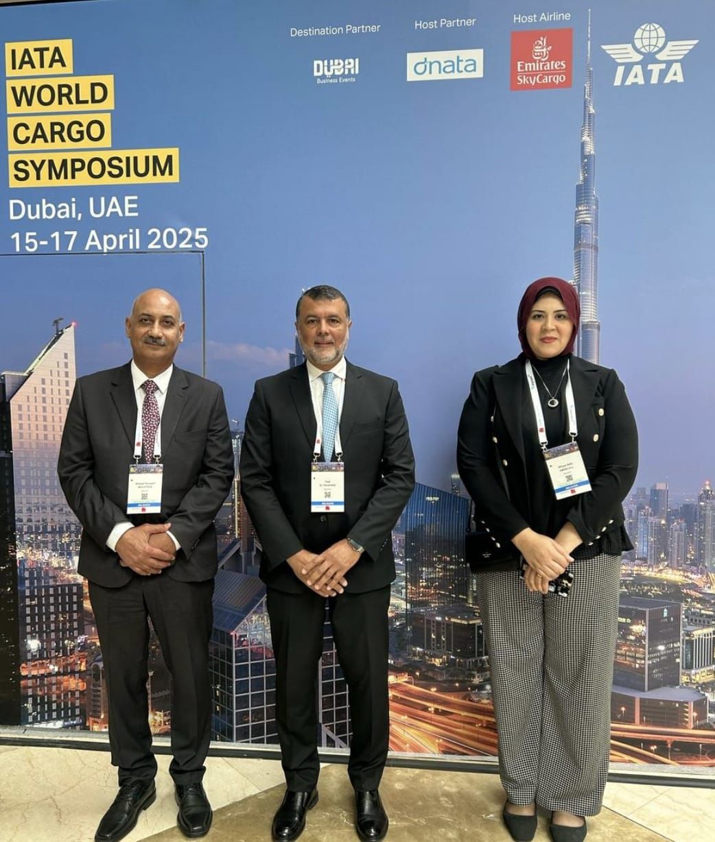 مصر للطيران للشحن الجوي تؤكد سعيها للتوسع والريادة من خلال مشاركتها في فعاليات مؤتمر IATA World Cargo Symposium بدبي