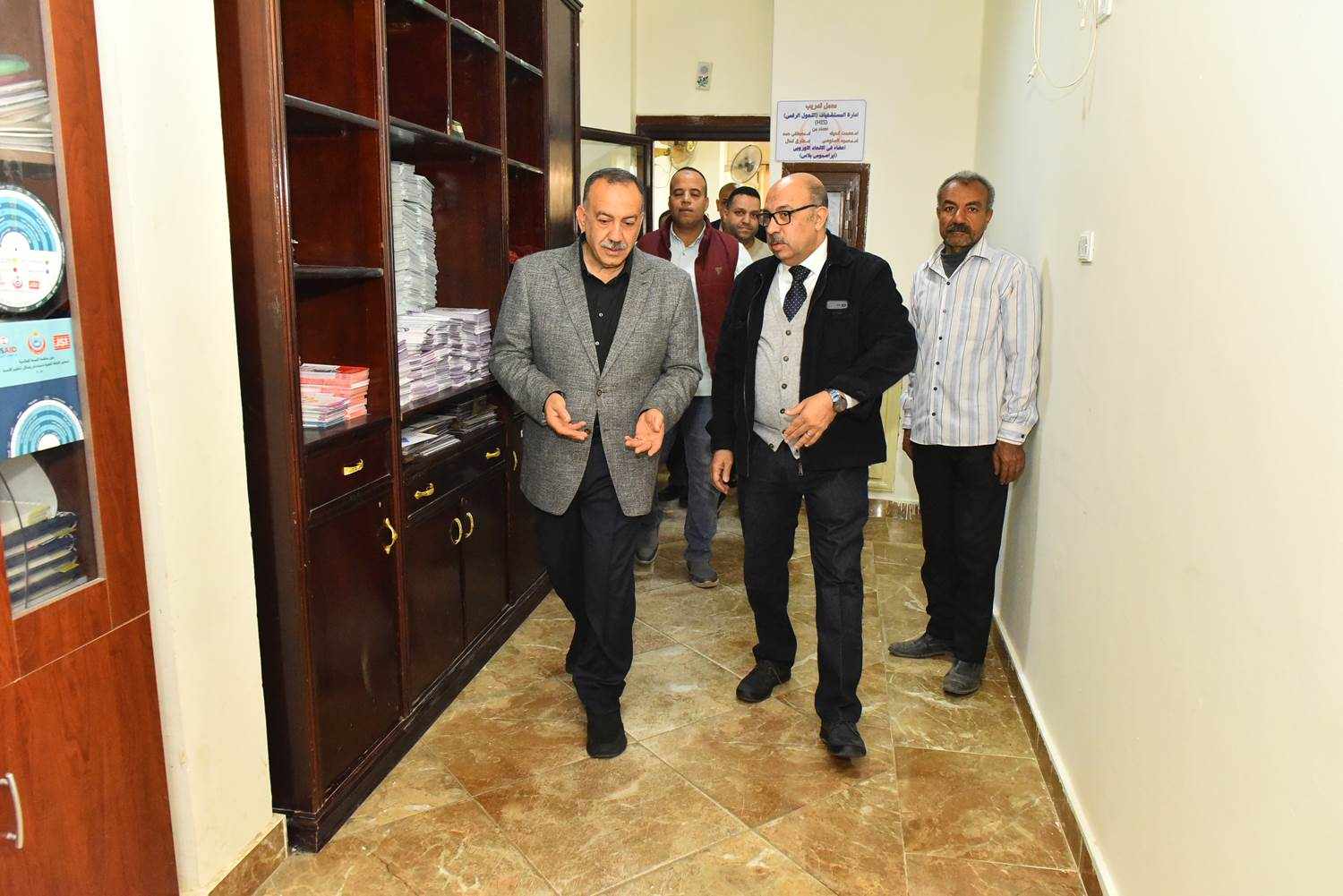 محافظ أسيوط يفتتح معمل تدريب إدارة المستشفيات التحول الرقمي