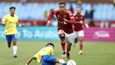 فريق صنداونز و الاهلي - ارشيفية