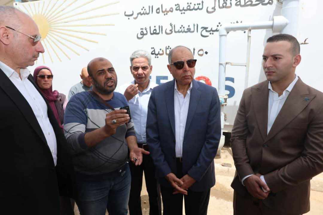 محافظ المنيا يتفقد أعمال توسعة محطة مياه شرب مغاغة ويوجه بسرعة الانجاز طبقا للمواصفات القياسية