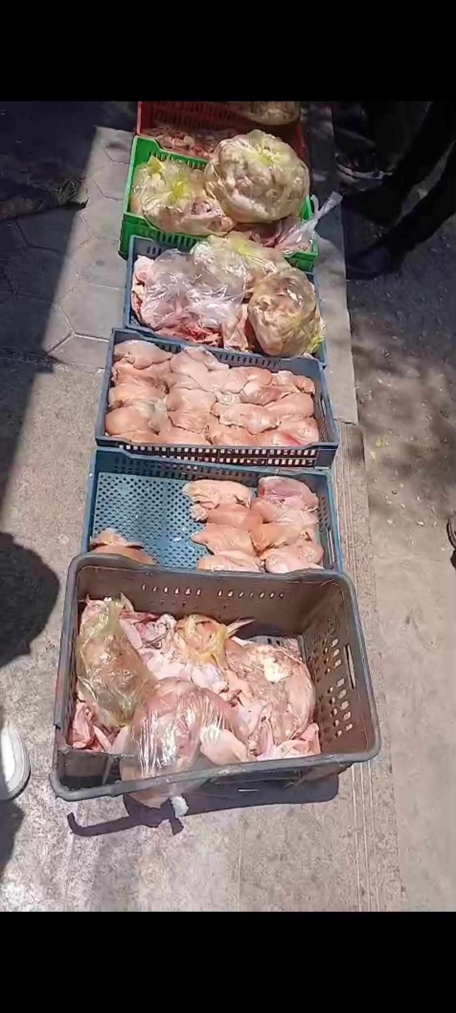 ضبط لحوم فاسدة ومنشأة بدون ترخيص وتحرير ١٩٦ محضر بأسيوط
