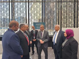 رئيس البنك الزراعي يتفقد الأعمال النهائية بالمقر الجديد بالعاصمة الإدارية