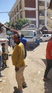 حملات مكثفة لإزالة الإشغالات والتعديات بشوارع مدينة القوصية بأسيوط