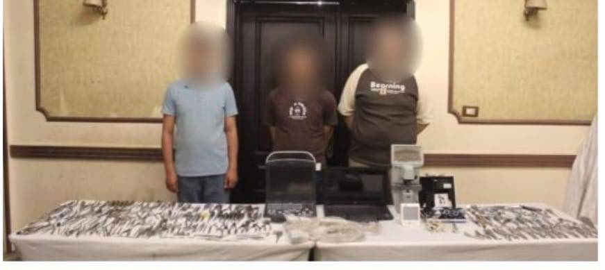 ضربة أمنية ثلاثية.. مباحث القاهرة تسقط 7 لصوص سرقوا عيادات وسيارات ومحلات بأساليب محترفة