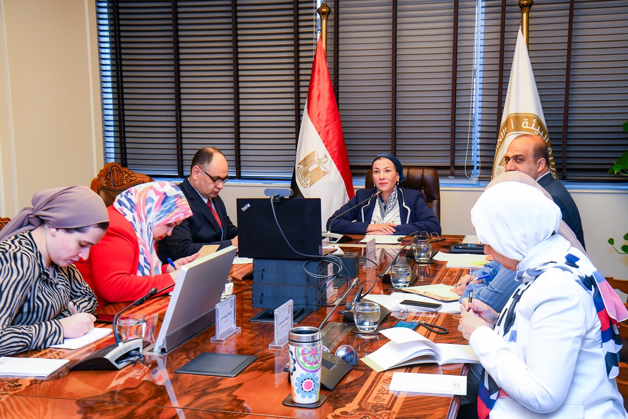 وزيرة البيئة ونظيرتها الفرنسية تناقشان تعزيز ملف مواجهة التلوث البلاستيكي