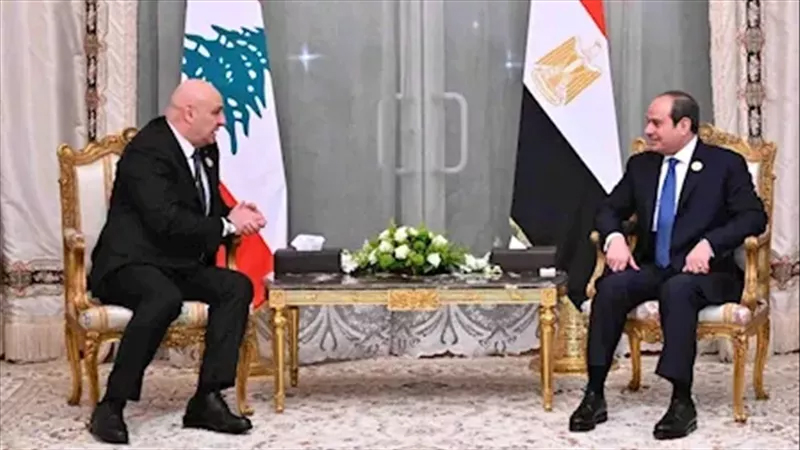 الرئيس السيسي يستقبل اليوم نظيره اللبناني