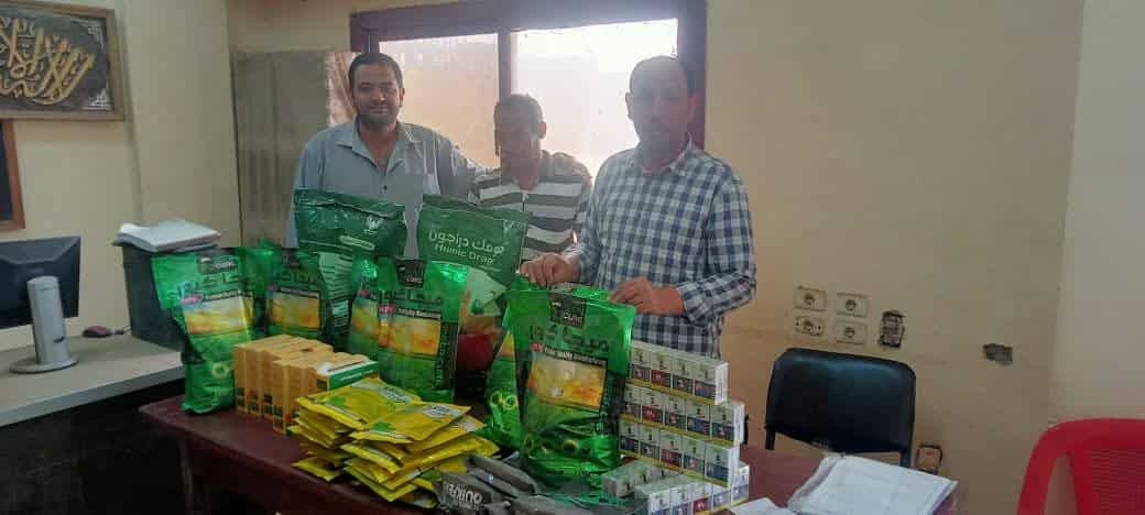 تموين أسيوط تضبط سلع غذائية مجهولة المصدر وكبدة فاسدة