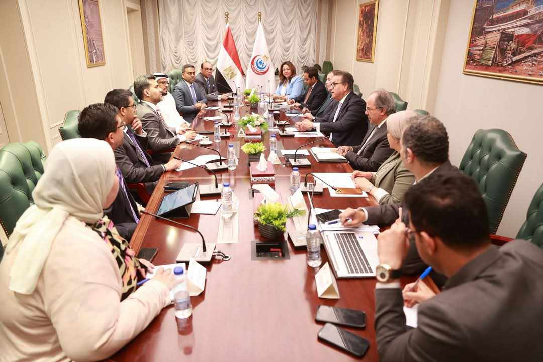 وزير الصحة يستقبل وفد مجموعة برجيل الطبية لتعزيز التعاون المشترك
