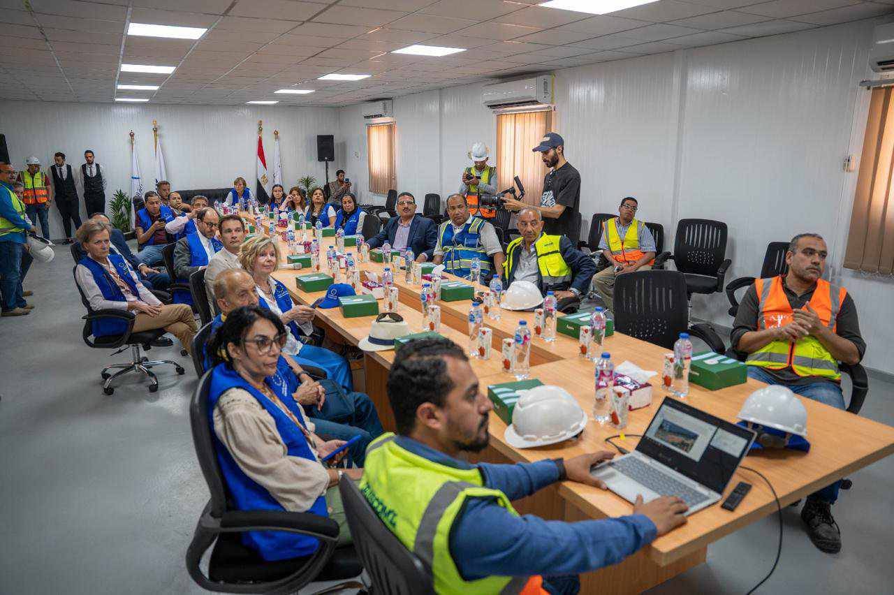 وفد وزارة التخطيط  يتفقد مشروعات الشراكة الأوروبية بمحافظة الإسكندرية