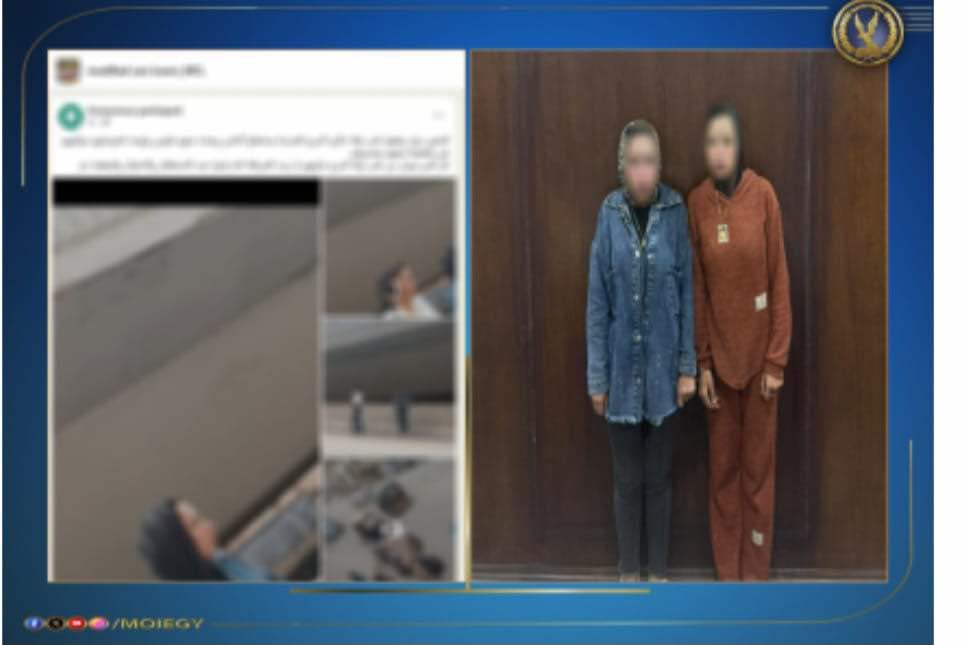 القبض على فتاتين لاستجداء المارة بالمرج بعد تداول الواقعة