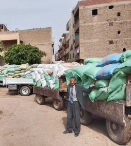 محافظ المنيا: توريد 408 آلاف طن من القمح بصوامع المحافظة منذ بدء موسم 2025