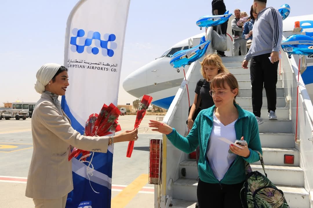 مطار مرسى مطروح الدولي يستقبل أولى الرحلات السياحية القادمة من بولندا