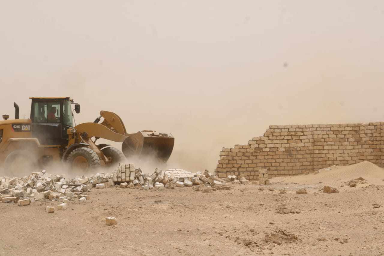 الجيزة: تنفيذ ٣٥ قرار إزالة للتعديات على الأراضي الزراعية وأملاك الدولة