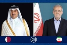 الرئيس الإيراني يؤكد لـ«تميم»: هجومنا رد على أمريكا.. وأمير قطر يطمئن طهران