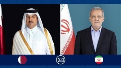 الرئيس الإيراني يؤكد لـ«تميم»: هجومنا رد على أمريكا.. وأمير قطر يطمئن طهران