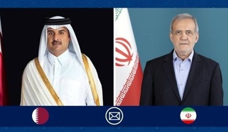 الرئيس الإيراني يؤكد لـ«تميم»: هجومنا رد على أمريكا.. وأمير قطر يطمئن طهران