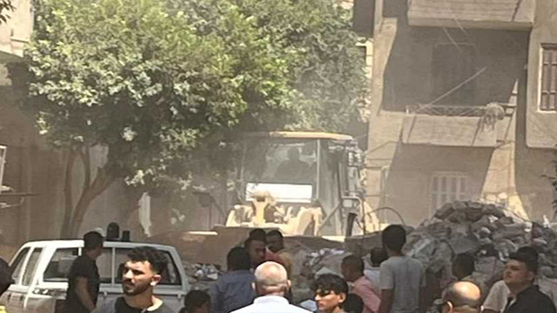 النيابة تصرح بدفن جثث عقارين حدائق القبة المنهارين