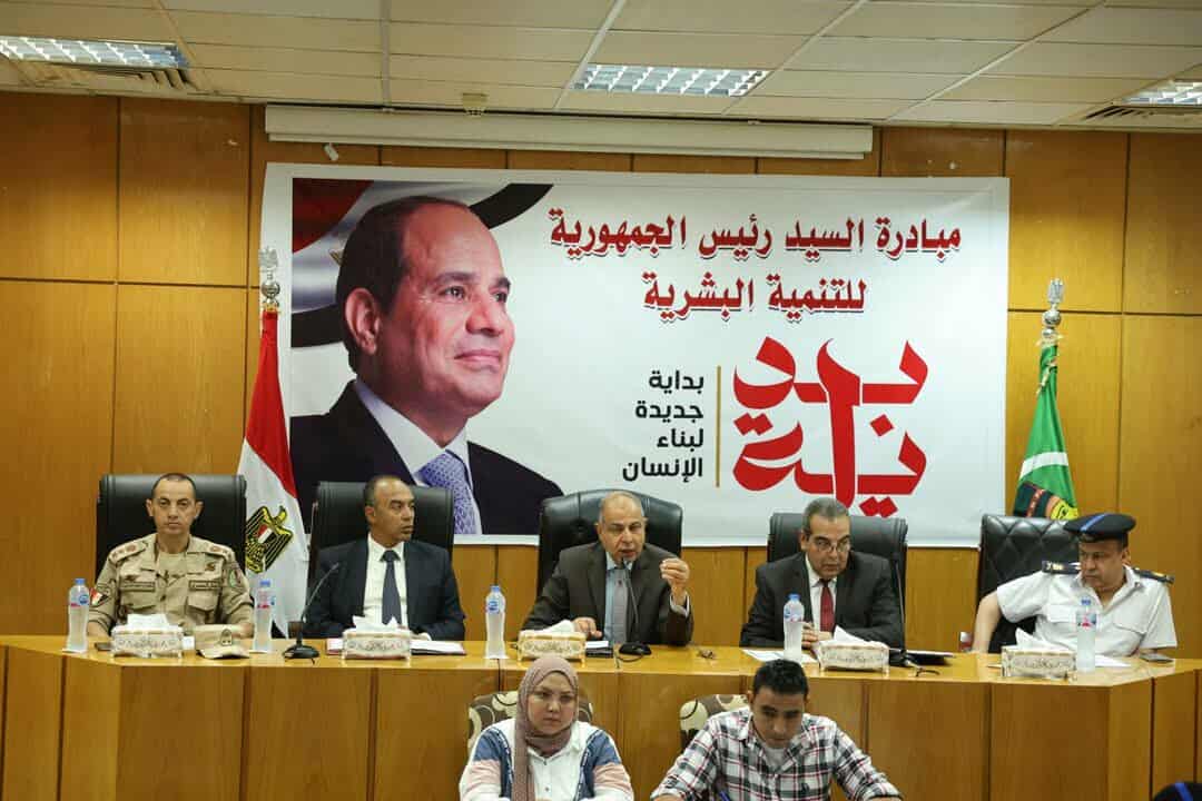 تسليم 2500 فدان لهيئة تنمية الصعيد للبدء فى تشغيل محطة الظهير الصحراوي