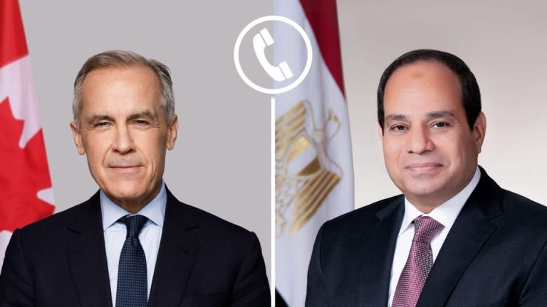 الرئيس السيسي يناقش الأوضاع الإقليمية مع رئيس وزراء كندا