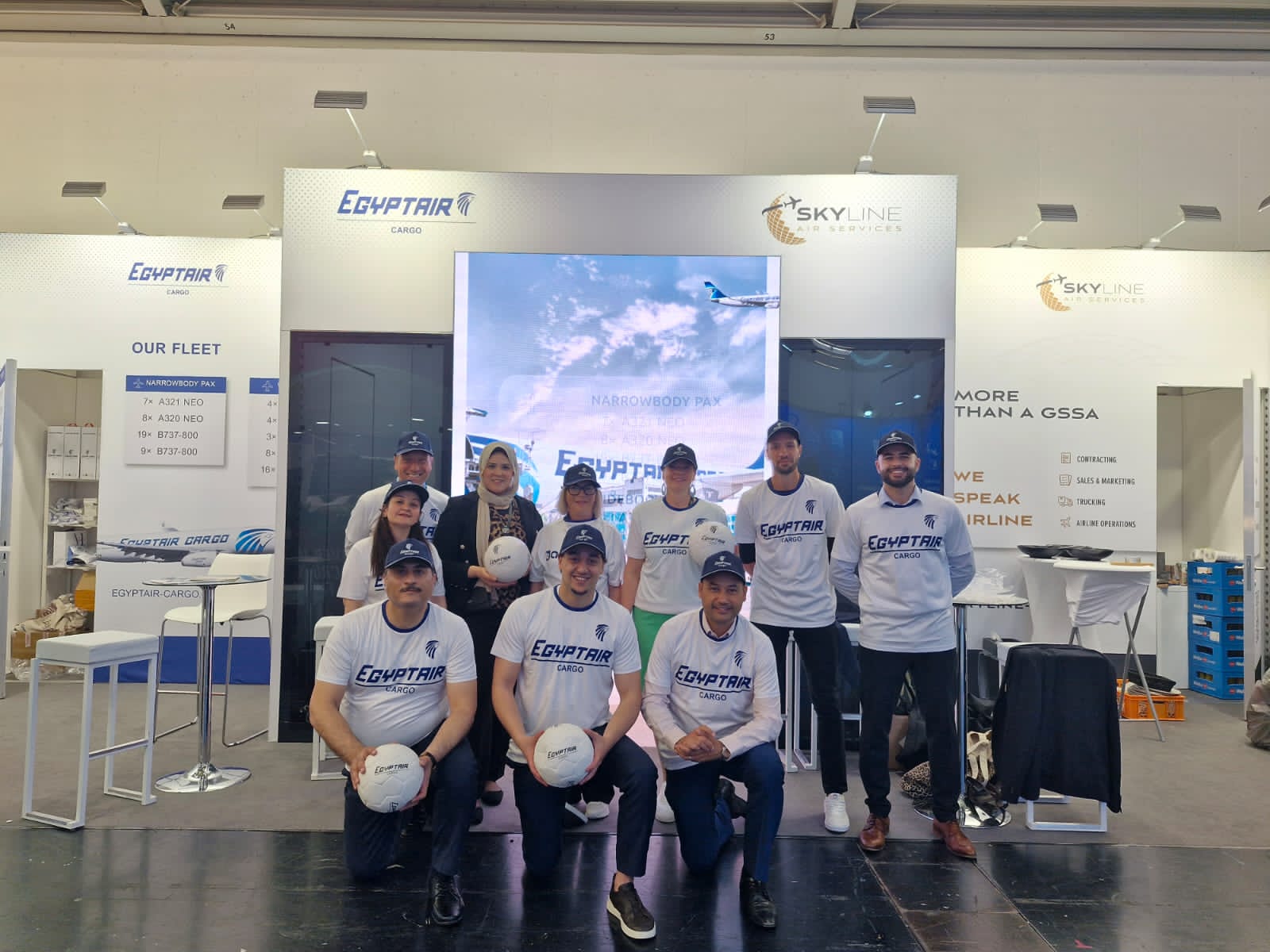 مصر للطيران للشحن الجوي تشارك في معرض AIR CARGO EUROPE 2025 بمدينة ميونخ