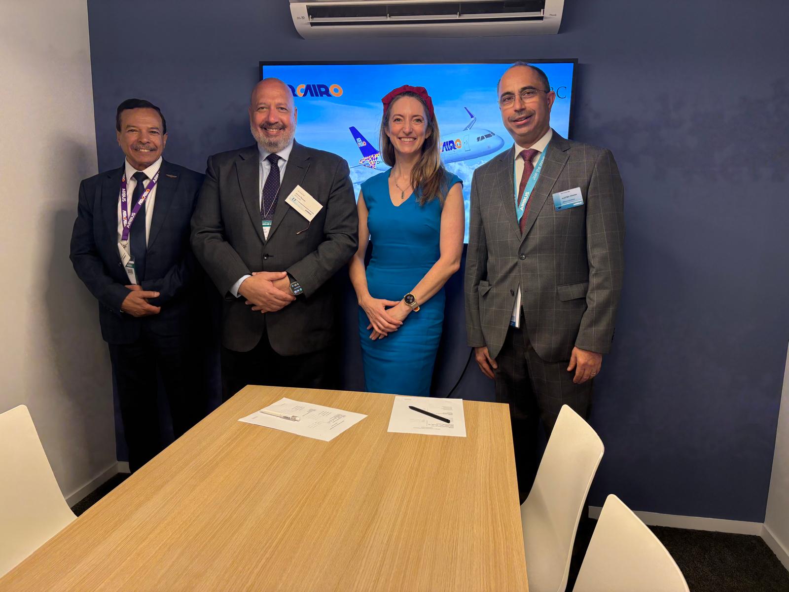 التعاقد على طائرات جديدة تنضم لأسطول اير كايرو خلال مشاركتها في معرض باريس الدولي للطيران 2025