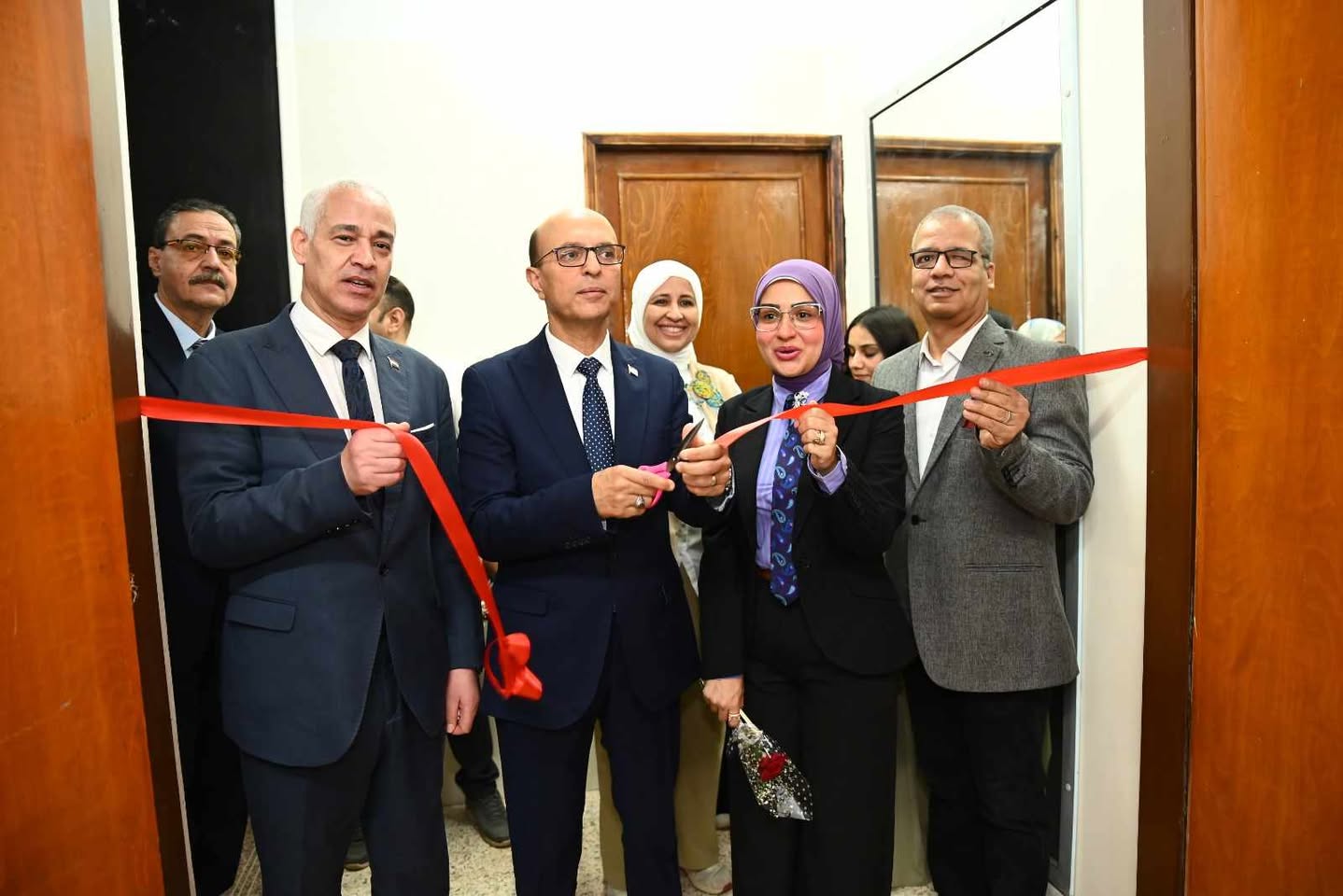 افتتاح المعرض والحفل السنوي للأقسام العلمية بكلية التربية النوعية بجامعة أسيوط