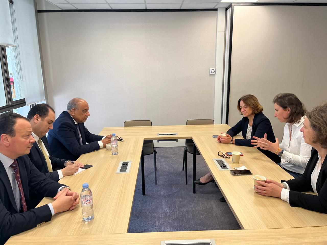 خلال زيارته إلى فرنسا.. وزير الكهرباء يجتمع بمسؤولي مجموعة “E D F” الفرنسية لبحث التعاون بمجالات الطاقات المتجددة