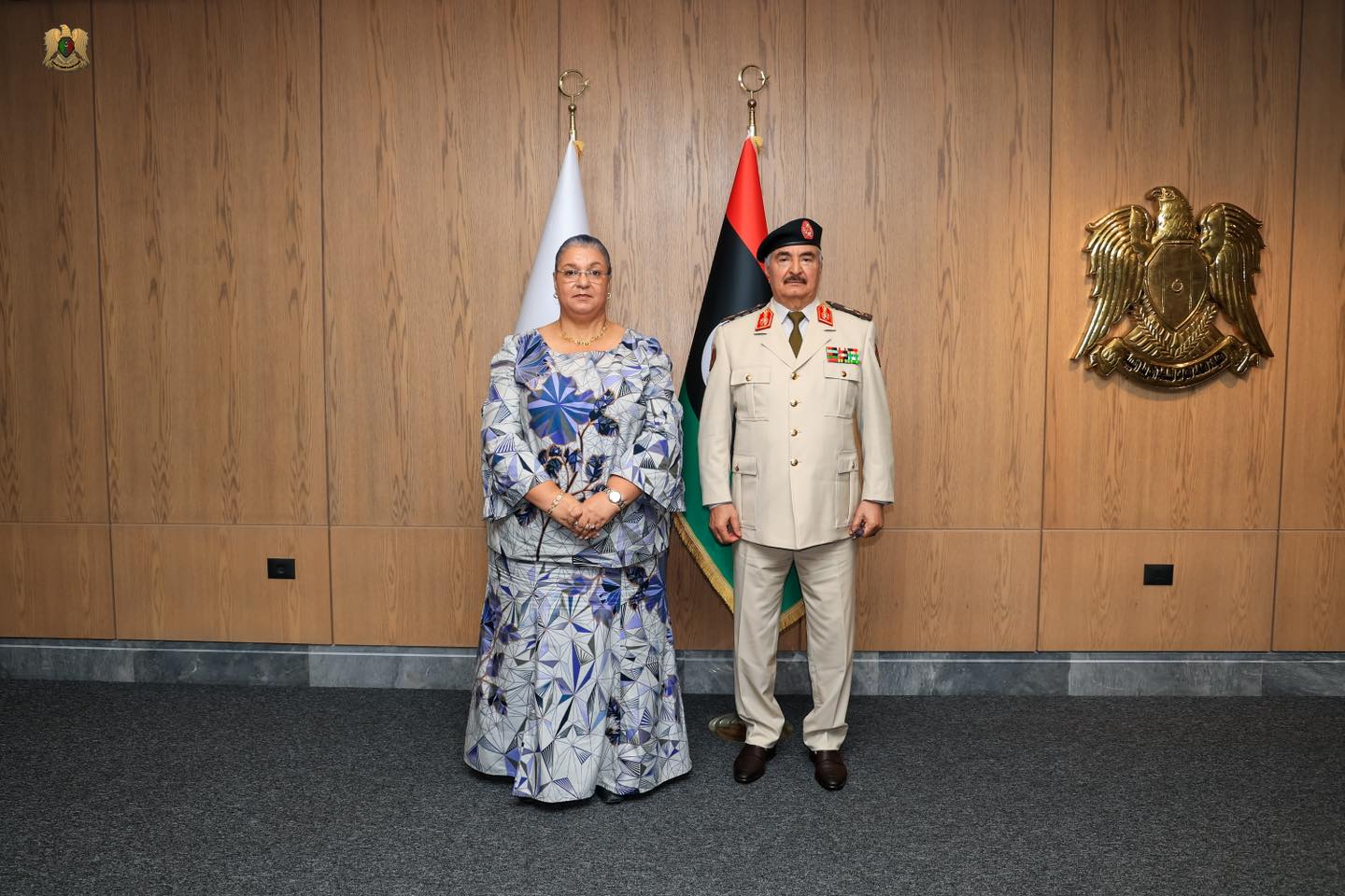 حفتر وتيتيه يبحثان «خارطة طريق» الانتخابات الليبية