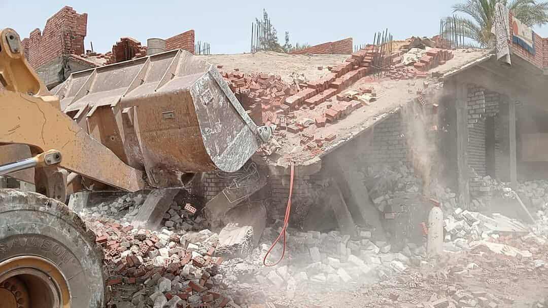 إزالة 1485 حالة تعدٍ على الأراضي الزراعية وأملاك الدولة بالمنيا