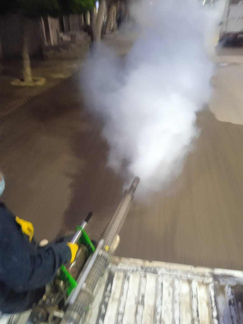 حملات مكثفة لمكافحة بؤر تكاثر الحشرات في أسيوط