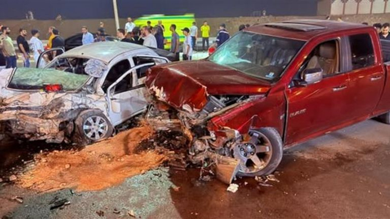 الداخلية عن حادث شقيق ياسمين النرش : المتهم كان في حالة سكر وتسب في مصرع شخصين وإصابة 3  اخرين