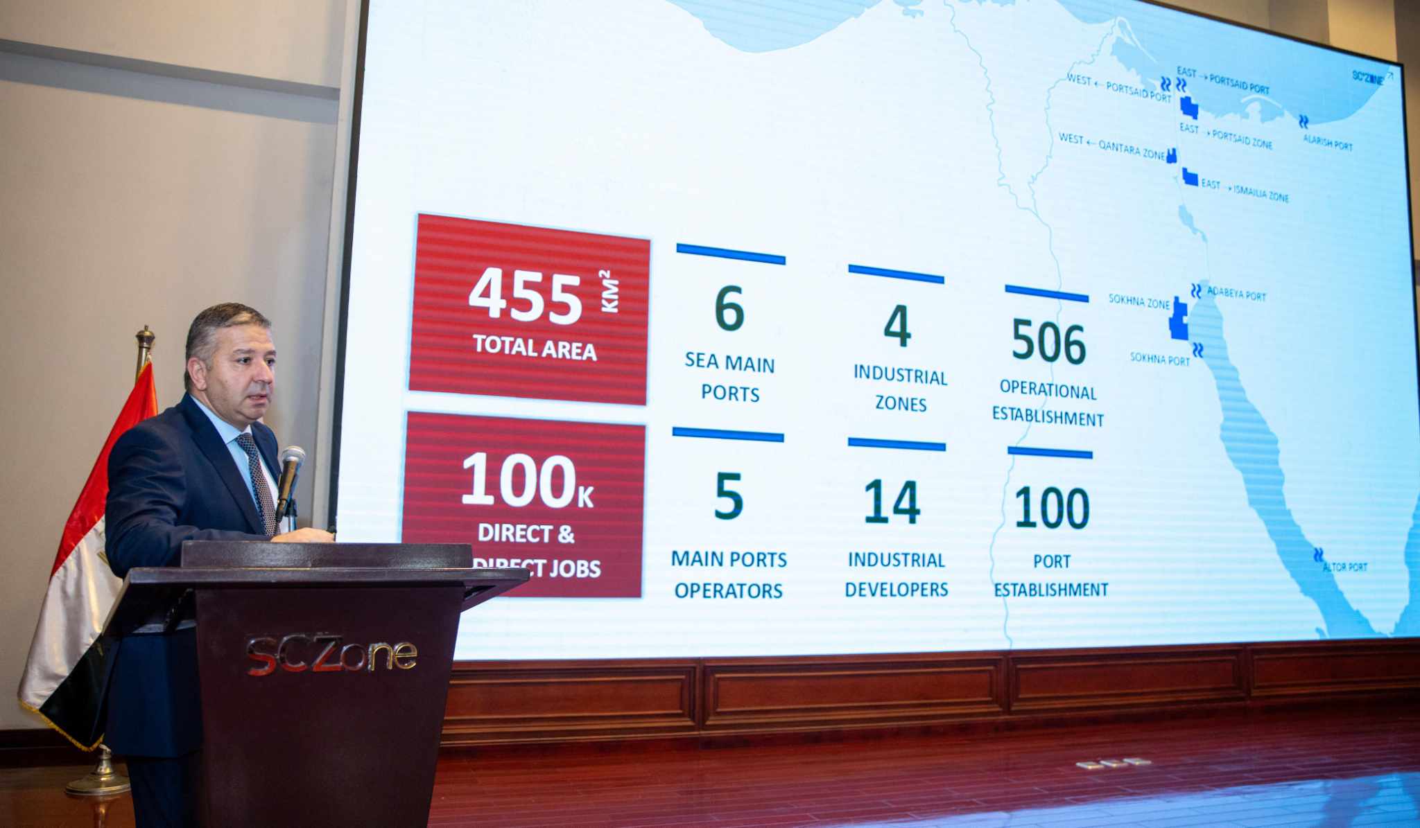 اقتصادية قناة السويس تستقبل وفد الغرفة التجارية المصرية البريطانية (EBCC )