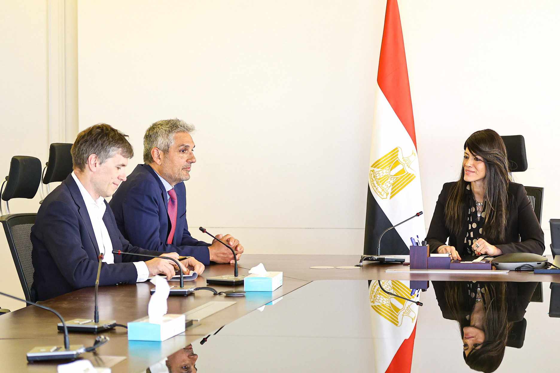 خلال اجتماع «جولدمان ساكس» ووزيرة التخطيط..المشاط : تمكين القطاع الخاص وزيادة الاستثمار