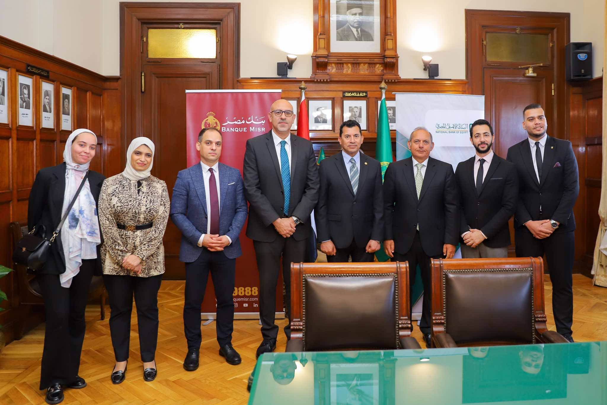 بروتوكول جديد بين البنك الأهلي ووزارة الشباب والرياضة لتوفير الخدمات المصرفية