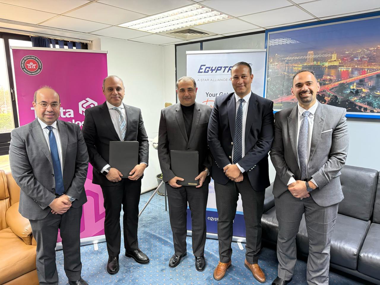مصر للطيران توقّع اتفاقية تعاون مع شركة Theta Technologies لتفعيل نظام NDC API-OUT كنظام بيع جديد في الأردن